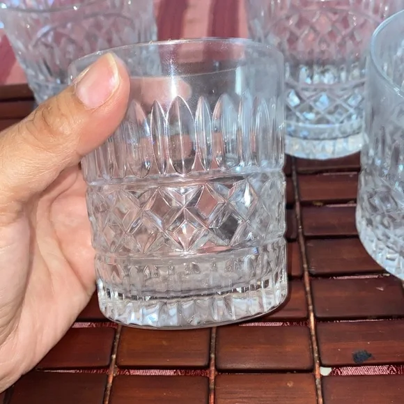 Vintage WATERFORD CRYSTAL TUMBLERS SET OF FIVE - Picture 3 of 4